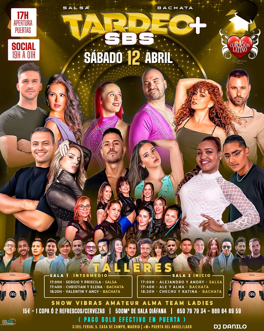 Evento Tardeo + SBS 12-04